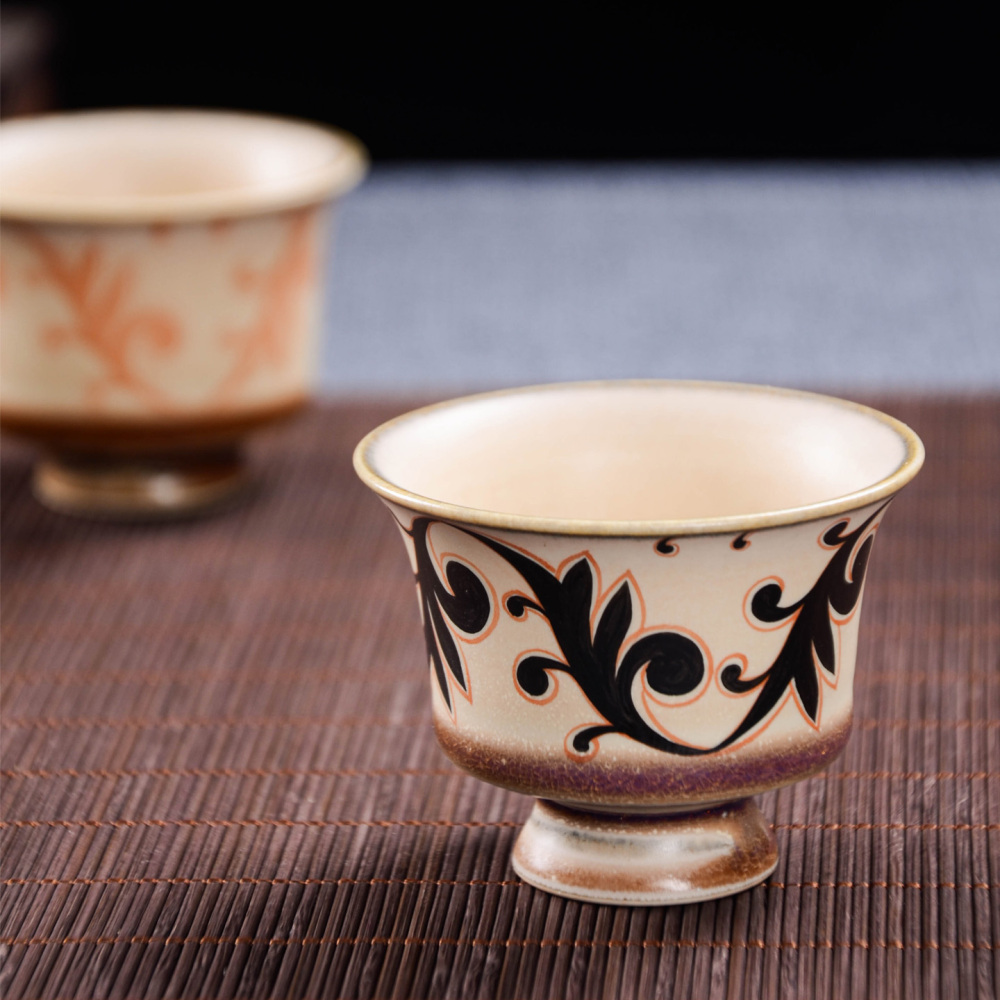 Ceramicpavilion|Honeysuckle Pattern Tea Cup