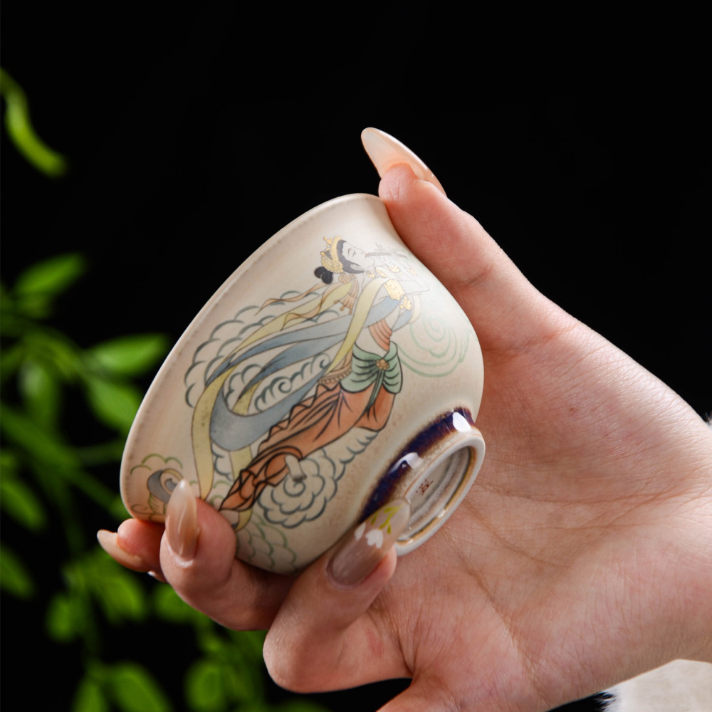 Ceramicpavilion|Dunhuang Flying Apsaras Hand-painted Tea Set