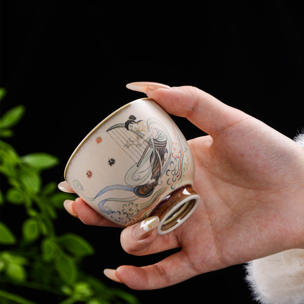 Ceramicpavilion|Dunhuang Flying Apsaras Hand-painted Tea Set