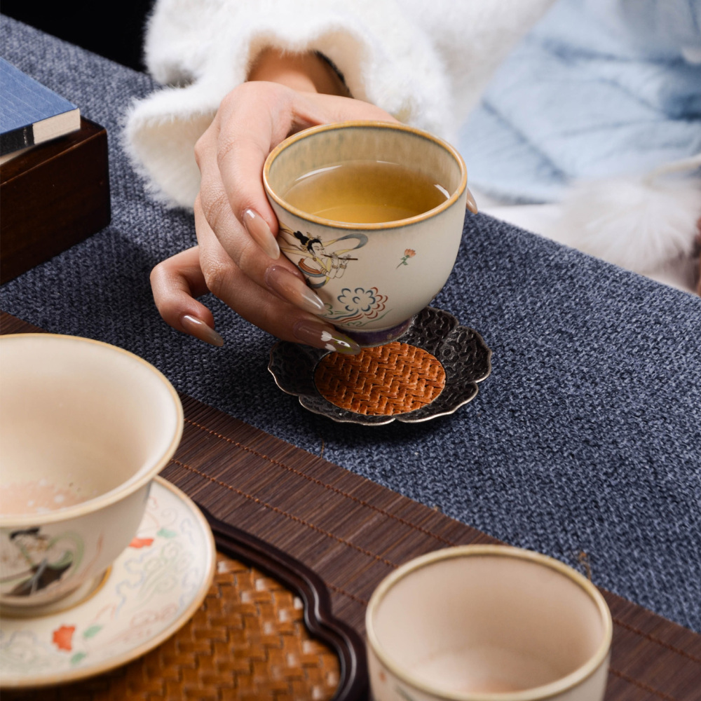 Ceramicpavilion|Dunhuang Flying Apsaras Hand-painted Tea Set