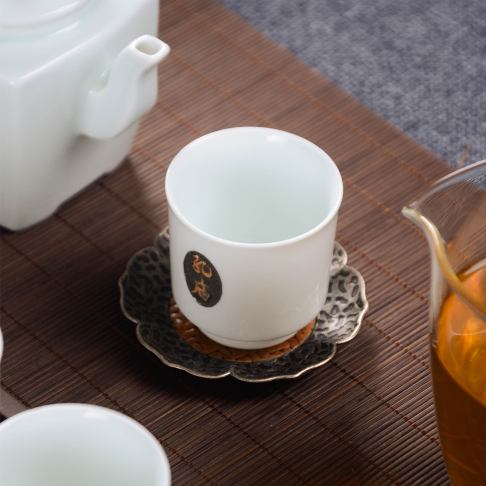 Ceramicpavilion|Hand-painted|Confucian Culture Tea Set