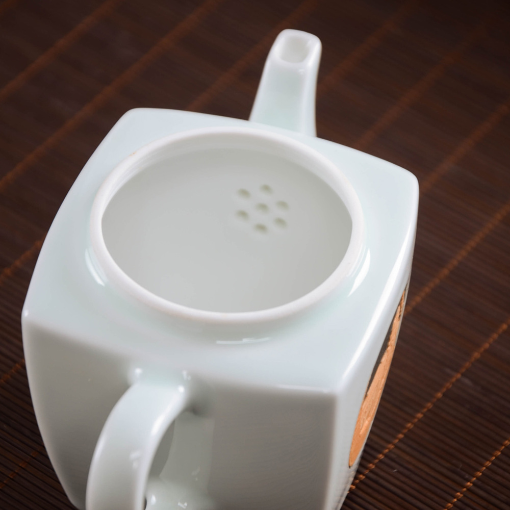 Ceramicpavilion|Hand-painted|Confucian Culture Tea Set