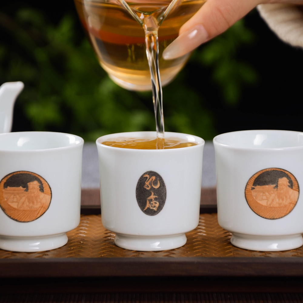 Ceramicpavilion|Hand-painted|Confucian Culture Tea Set