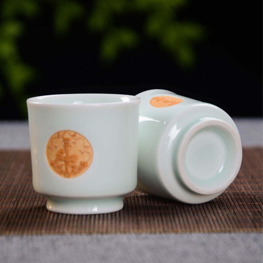 Ceramicpavilion|🏺 Sanxingdui Tea Set|Hand-Painted|Ancient Shu Civilization