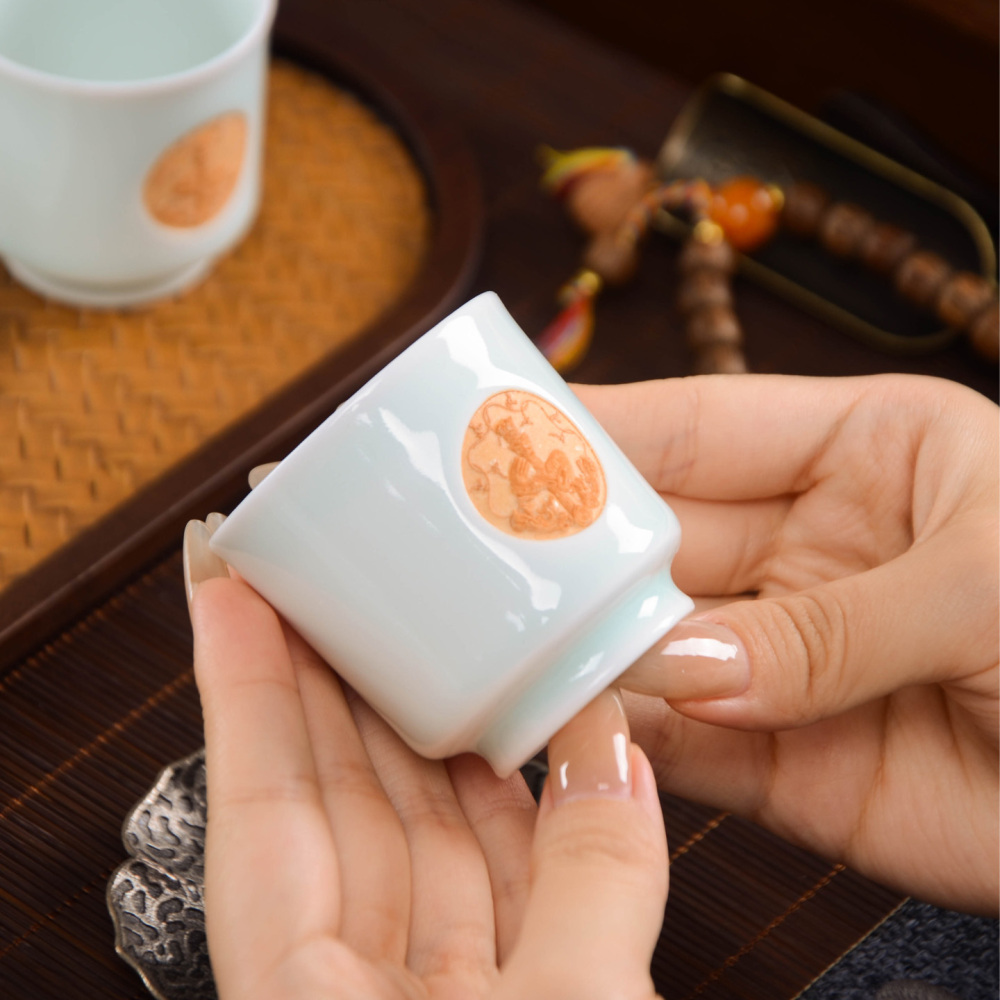 Ceramicpavilion|🏺 Sanxingdui Tea Set|Hand-Painted|Ancient Shu Civilization