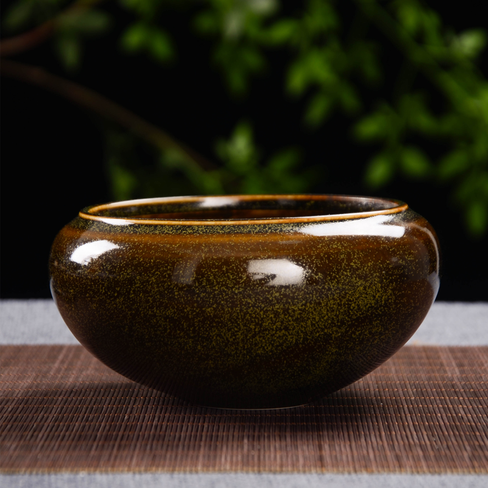 Ceramicpavilion|Echoes of Fire|Tea-Dust Glazed Waste Water Bowl