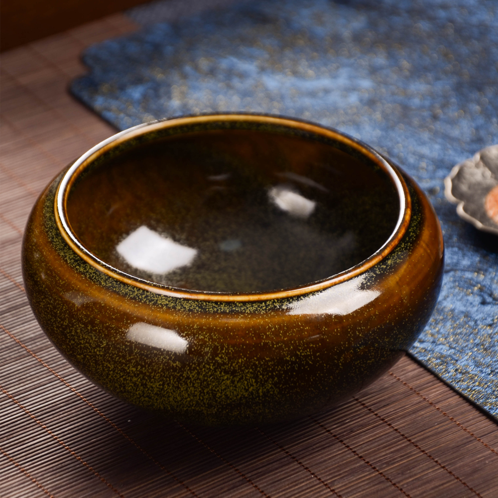 Ceramicpavilion|Echoes of Fire|Tea-Dust Glazed Waste Water Bowl