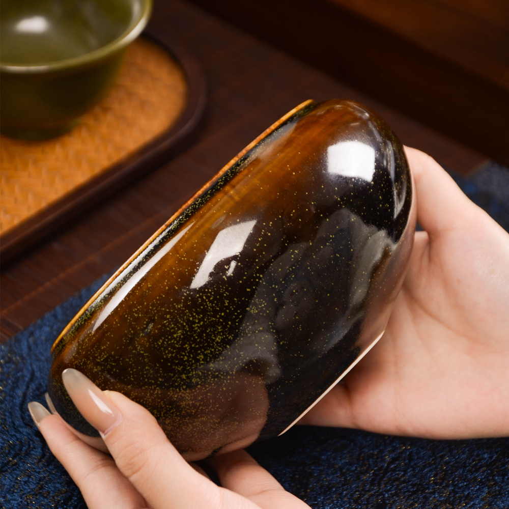 Ceramicpavilion|Echoes of Fire|Tea-Dust Glazed Waste Water Bowl