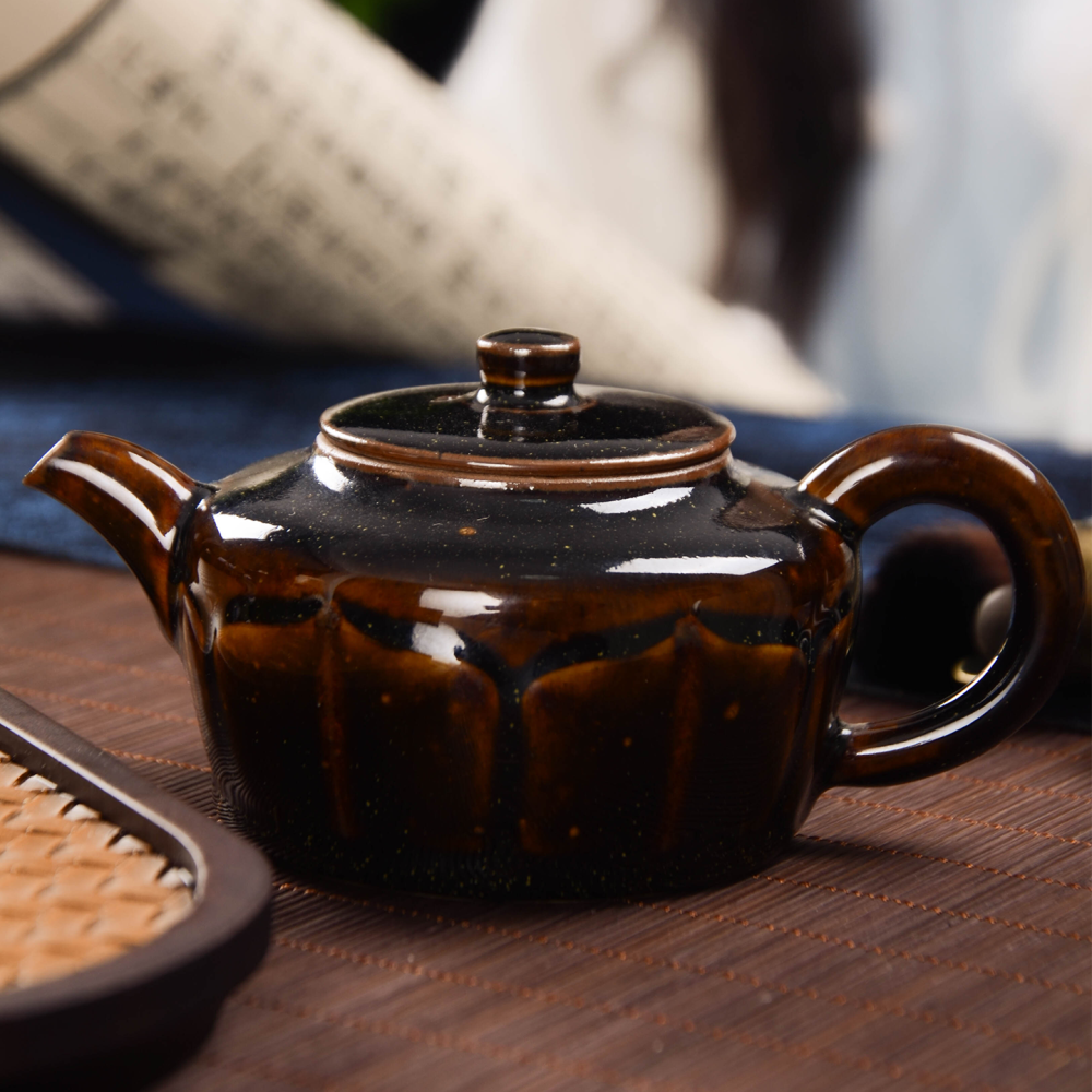 Ceramicpavilion|Tea Dust Glaze Teapot|Handcrafted