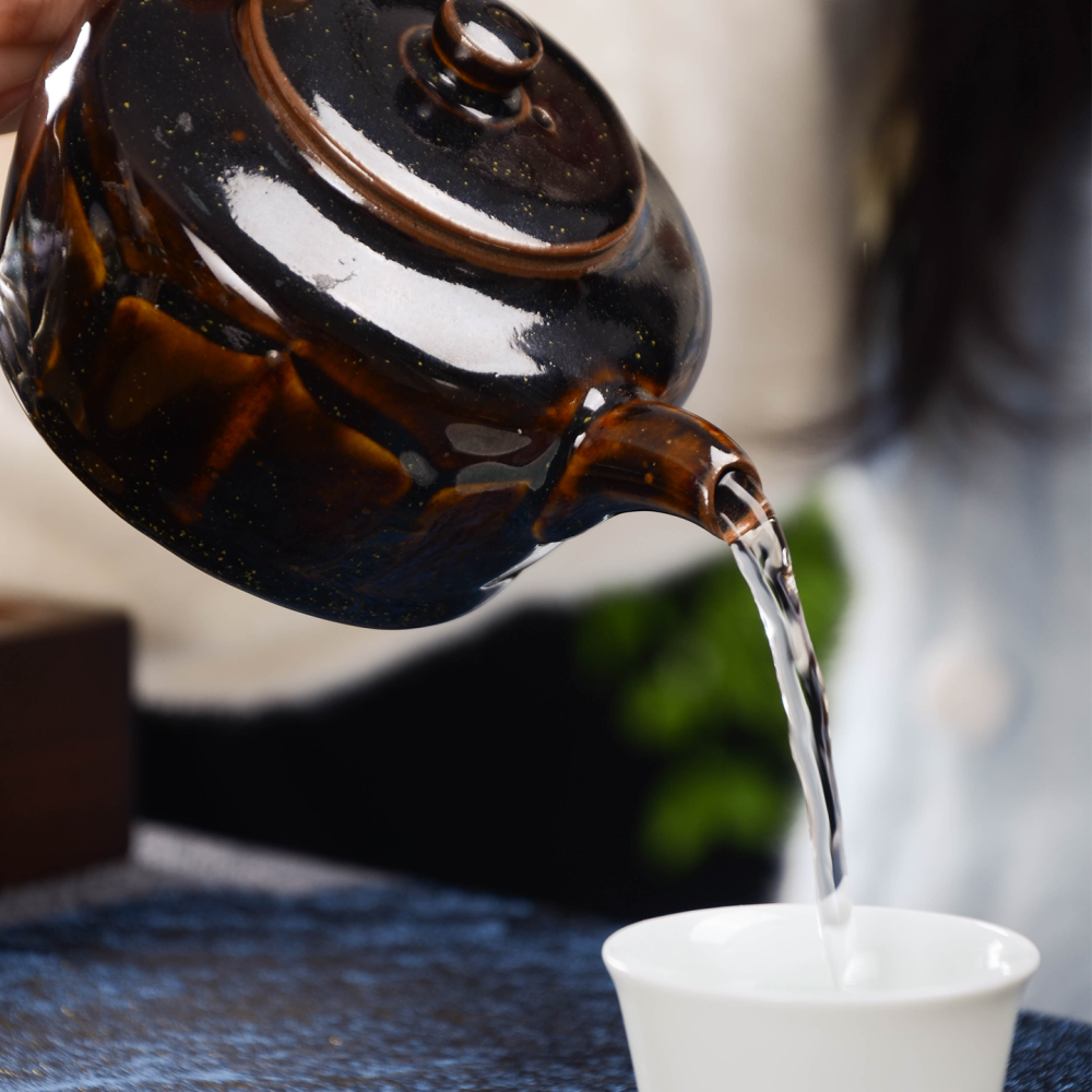 Ceramicpavilion|Tea Dust Glaze Teapot|Handcrafted