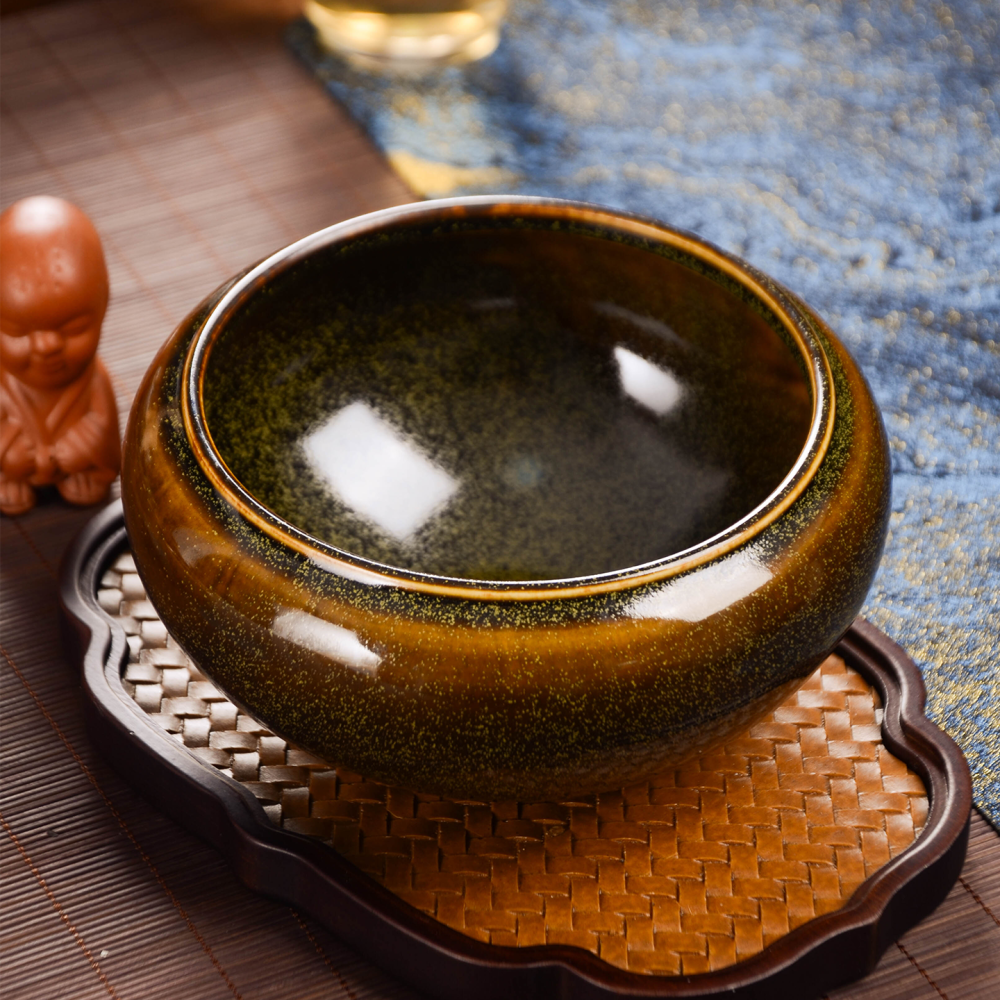Ceramicpavilion|Echoes of Fire|Tea-Dust Glazed Waste Water Bowl