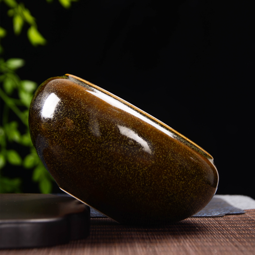 Ceramicpavilion|Echoes of Fire|Tea-Dust Glazed Waste Water Bowl