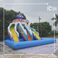 inflatable water slide