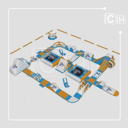 water obstacle course