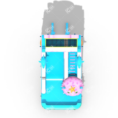 CH Inflatable Supplier Ocean World Inflatable Dry Slide Children And Adults Giant Inflatable Slide