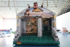 CH New Arrival Inflatable Dinosaur Bouncy Combo With Slide Inflatable Small Moon Jump For Outdoor