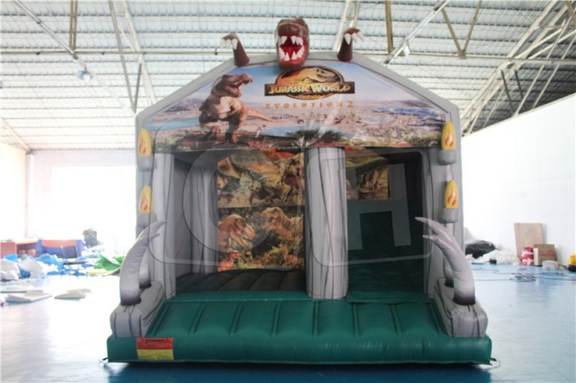 CH New Arrival Inflatable Dinosaur Bouncy Combo With Slide Inflatable Small Moon Jump For Outdoor