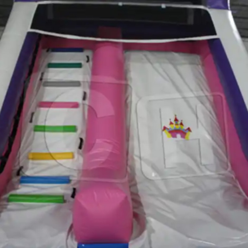 CH Indoor Inflatable Princess Castle Slide For Girl, Inflatable Water Slide With Pool For Summer