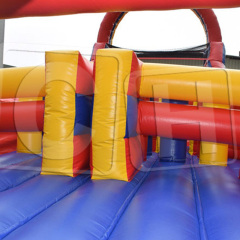 CH Commercial Good Quality Inflatable Obstacle Course With Jumping Bounce House Obstacle Course Combo Dry Slide For Party Business