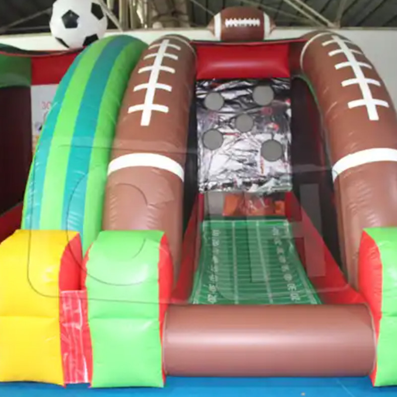 CH Fast Delivery Inflatable 3 In 1 Ball Game For Competition, Inflatable Football Game For Party