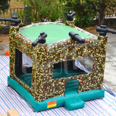 CH Green Inflatable Bouncy Castle Combo Slide Inflatable Bouncer House With Slide Jumping Castle Theme Park