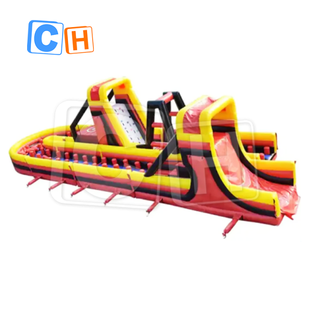 CH Commerical Inflatable Course Obstacle Inflatable Obstacle Course Racing Game For Sale