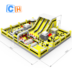 CH Commercial Giant Inflatable Bee Playground Inflatable Amusement Park For Rental