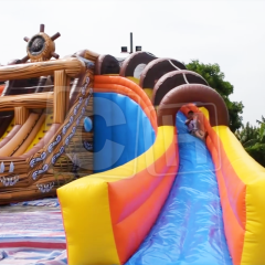 CH Giant Camouflage Cableway Air Slide Inflatable Slip And Slide Adult Size Scream Slide