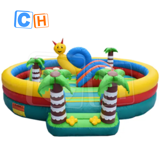 CH Commercial Inflatable Bounce House Theme Park Combo Castle Inflatable Bouncer Used Bounce Houses For Sale