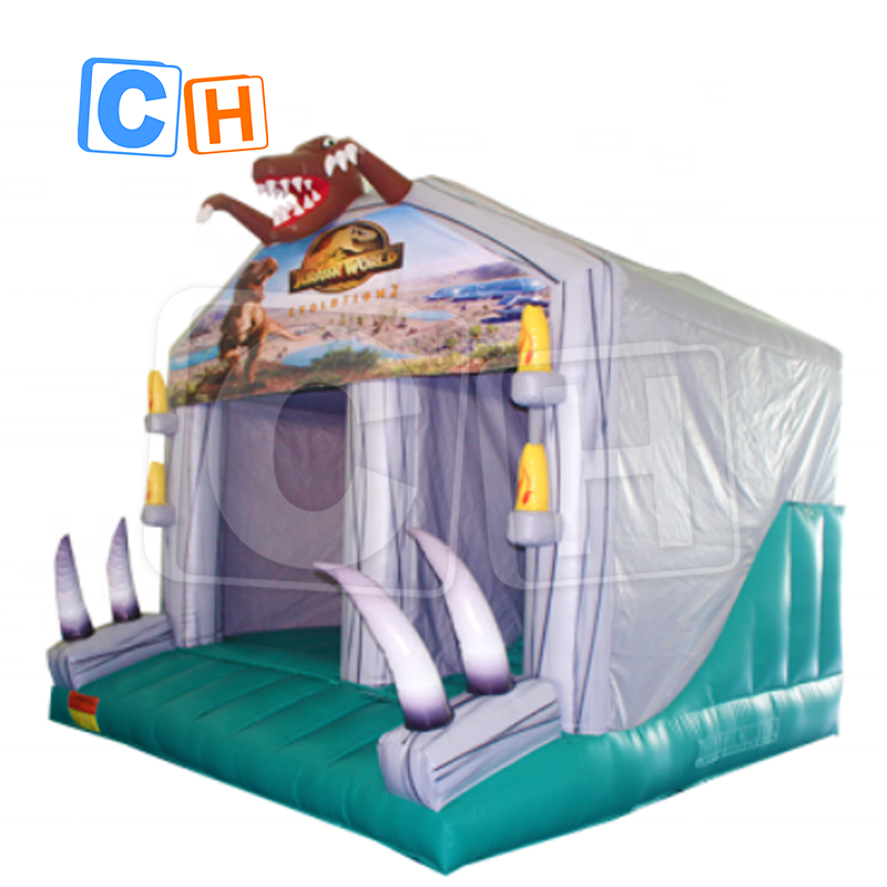 CH New Arrival Inflatable Dinosaur Bouncy Combo With Slide Inflatable Small Moon Jump For Outdoor