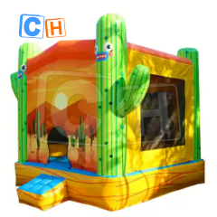 CH Factory Direct Sales Direct House Event Inflatable Cactus Bouncer Castle Bouncy