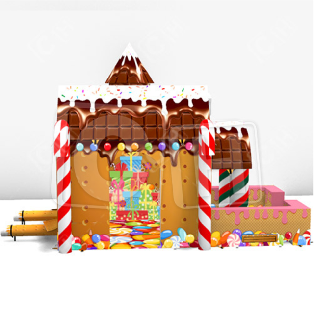 CH Commercial Cute Inflatable Dessert House Inflation Snacks Bouncer House Tent For Sale