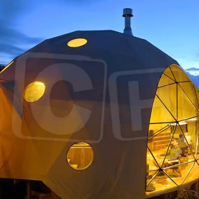 CH Wholesale 6-8 Person Dome Tent Big Round Dome Tents Transparent Geodesic Dome Tent Gramping For Events