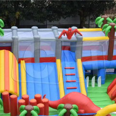 CH Outdoor Inflatable Combo Bouncer Jumping Bouncy Castle With Slide House Pool Playground Inflatable Slide Theme Amusement Park