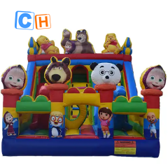 CH Giant Inflatable Slide Influvac Slide Inflatable Commercial 2023 Inflatable Aqua Slip N Slide