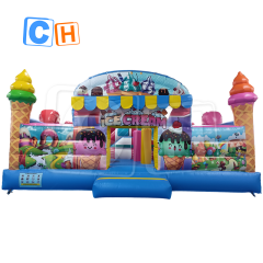 CH Cue Ice Cream Commercial Inflatable Castle For Kids,Cheap Inflatable Bouncy Castle For Adults