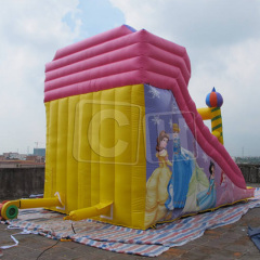 CH Commercial Inflatable Princess Slide For Sale, Mini Inflatable Girl Slide For Party