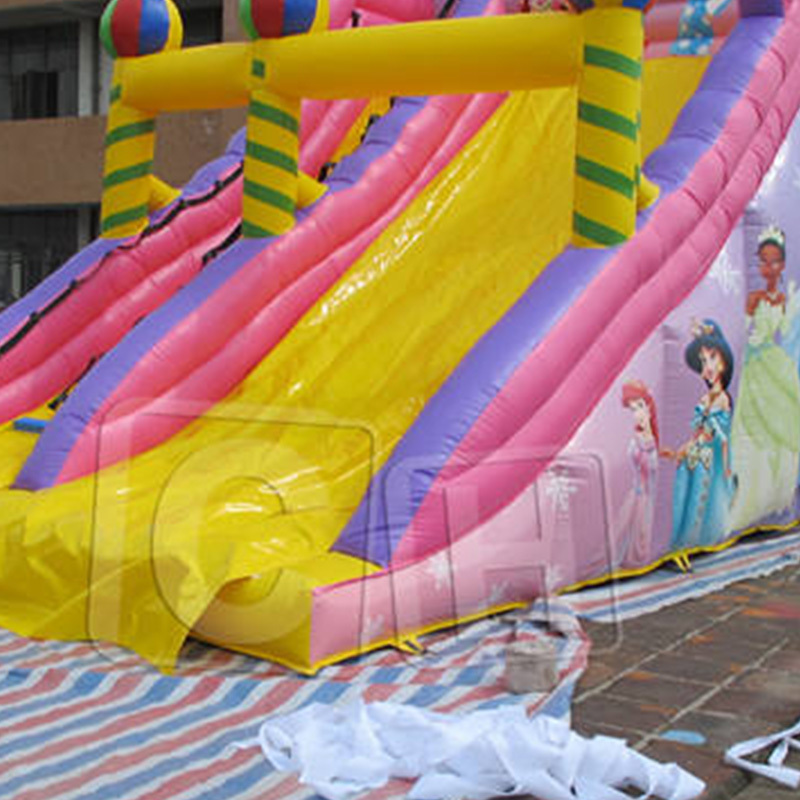 CH Commercial Inflatable Princess Slide For Sale, Mini Inflatable Girl Slide For Party