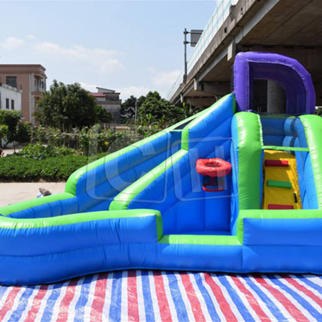 CH Family Small Water Slides Backyard Inflatable Commercial Inflatable Water Slide Bouncer Used Inflatable Water Slide For Sale