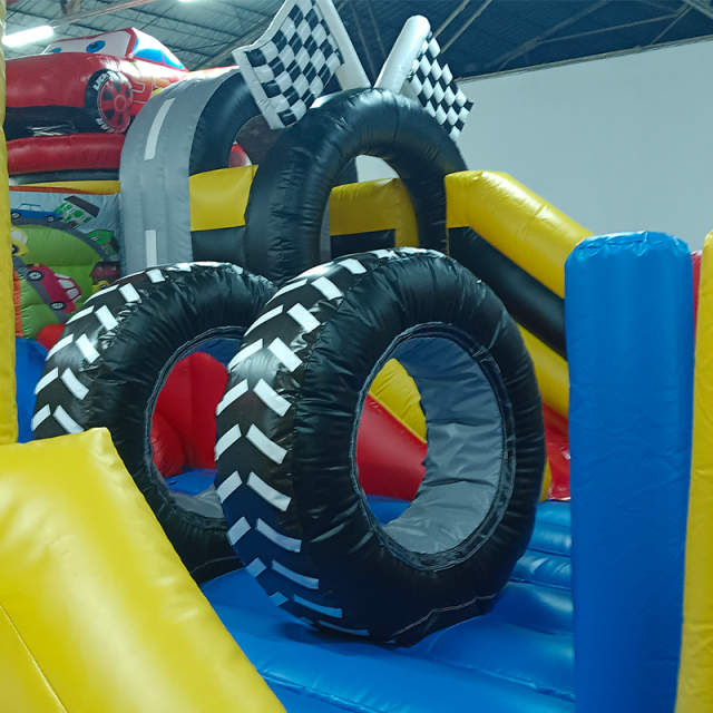 CH Motorcycle Race Theme Inflatable Castle For Kids,Hot Sale Inflatable Bouncer Slide Combo