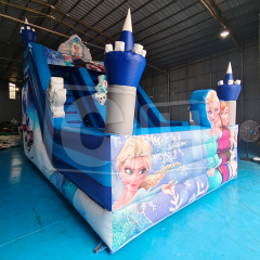 CH Frozen Elissa Theme Inflatable Bouncer With Slide For Kids,Hot Sale Cheap Inflatable Dry Slides For Adults