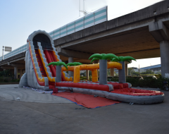 largest inflatable water slide