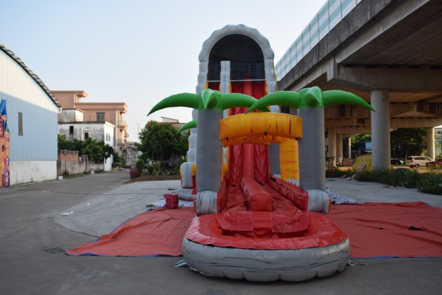 largest inflatable water slide