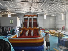 inflatable pool water slide