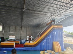 inflatable pool water slide