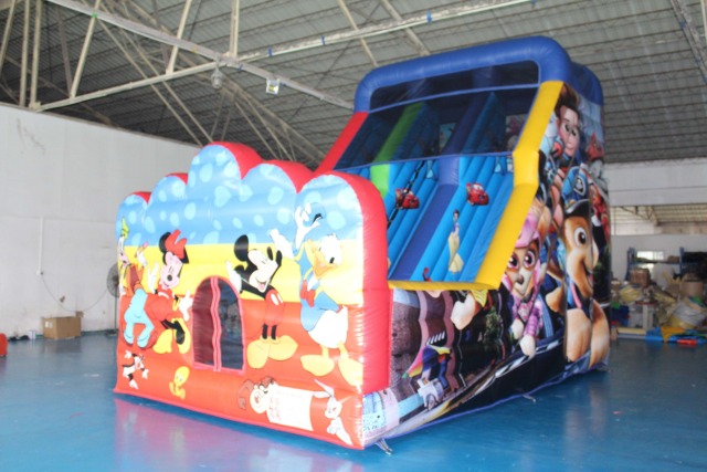 inflatable commercial slide