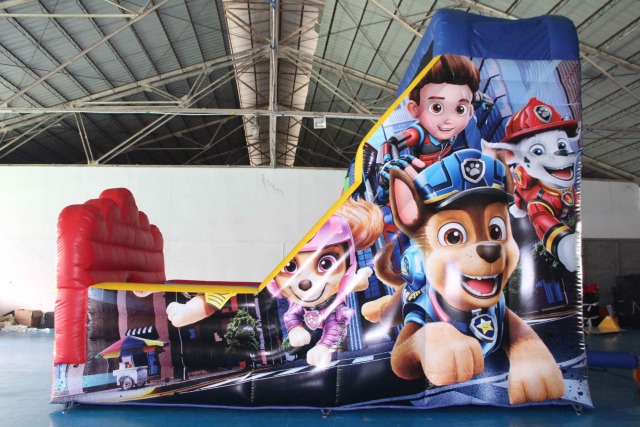 inflatable commercial slide