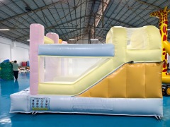 bounce house with slide