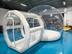 white bounce house