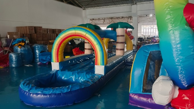 Inflatable Slip and Slide - Giant Water Slide for Kids Outdoor Fun